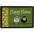 Predpražnik Happy Home - zelena, tekstil (40/60cm) - Mömax modern living Predpražnik Happy Home - zelena, tekstil (40/60cm) - Mömax modern living