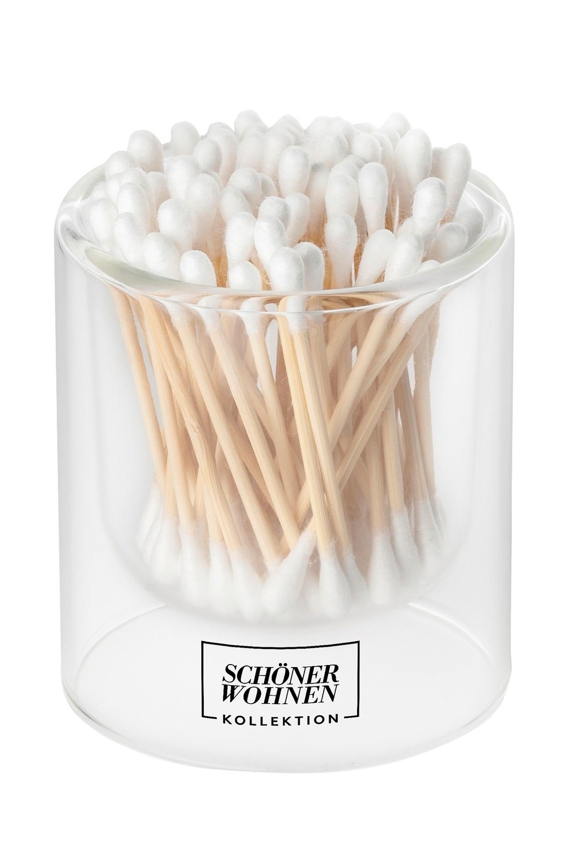 Duftkerze Schöner Wohnen-Kollektion Weiß - Klar, Design, Glas (9/11cm) - Schöner Wohnen