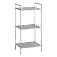 Raft Pentru Baie Unicon - Crom, Modern, metal (38/84/30cm) Raft Pentru Baie Unicon - Crom, Modern, metal (38/84/30cm)