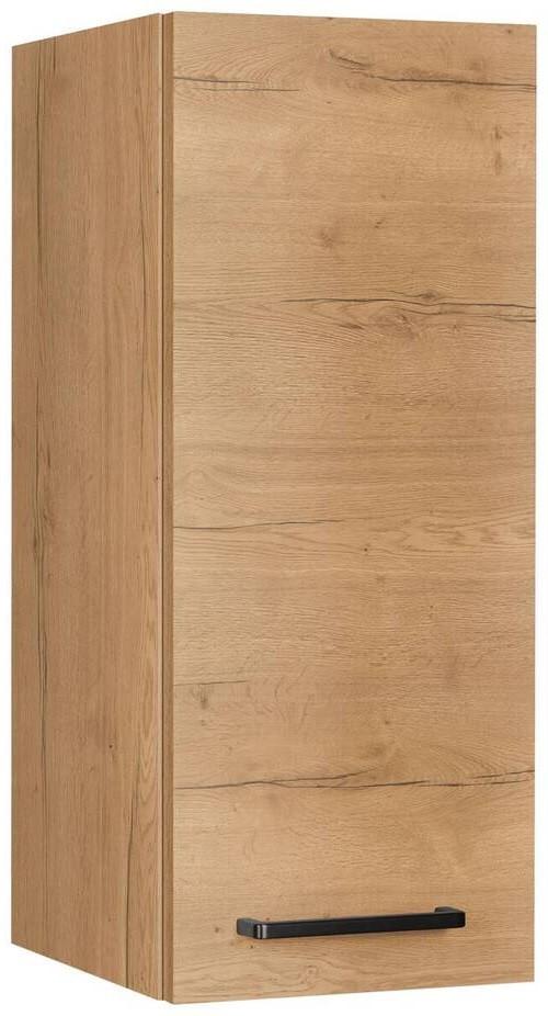Küchenoberschrank Structura Eiche - Eichefarben/Schwarz, MODERN, Holzwerkstoff/Metall (30/72/35cm) - Nobilia