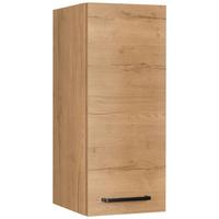 Küchenoberschrank Structura Eiche - Eichefarben/Schwarz, MODERN, Holzwerkstoff/Metall (30/72/35cm) - Nobilia