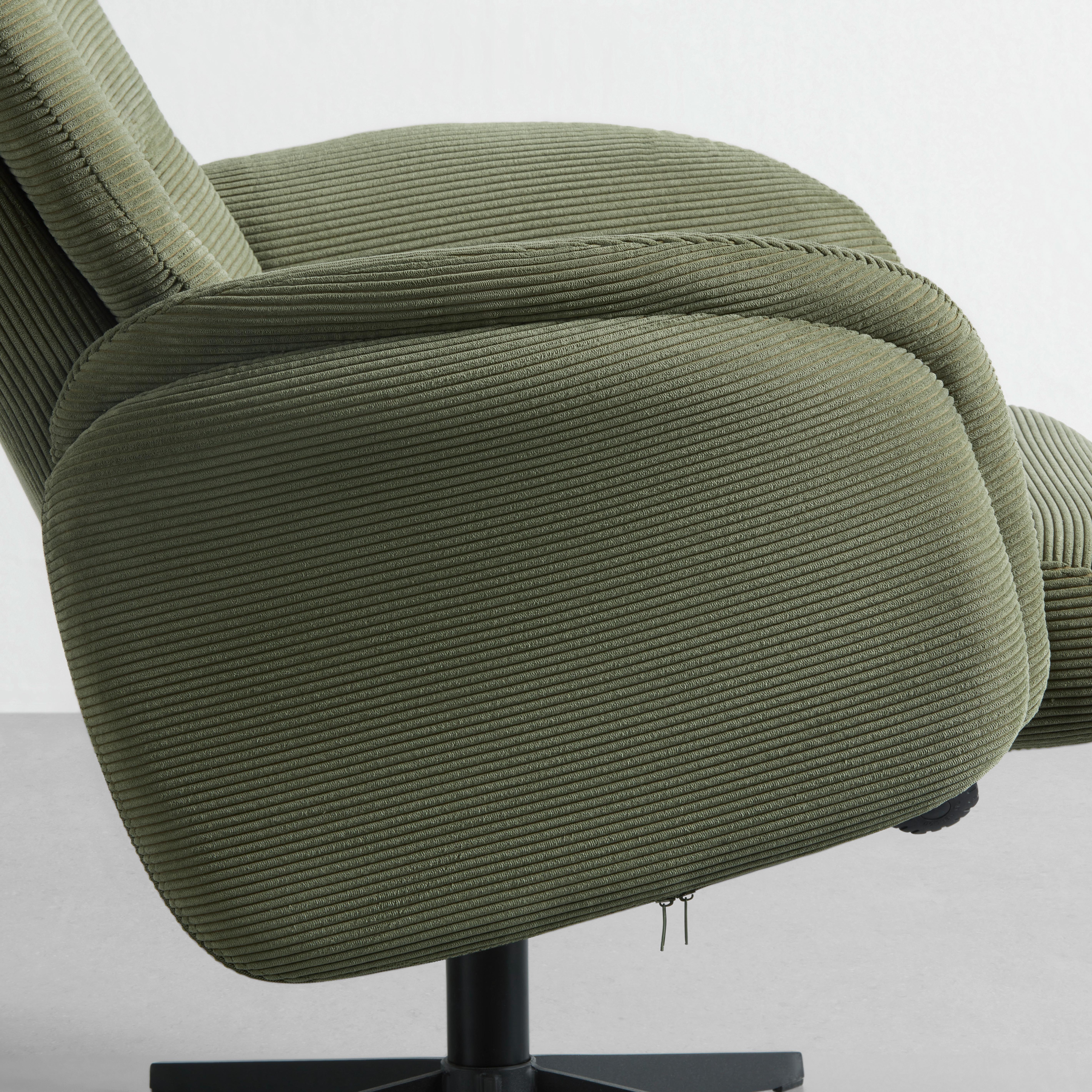 RELAXFÅTÖLJ STAR - grön/svart, Modern, metall/textil (72/105-94/91-114cm) - Mömax