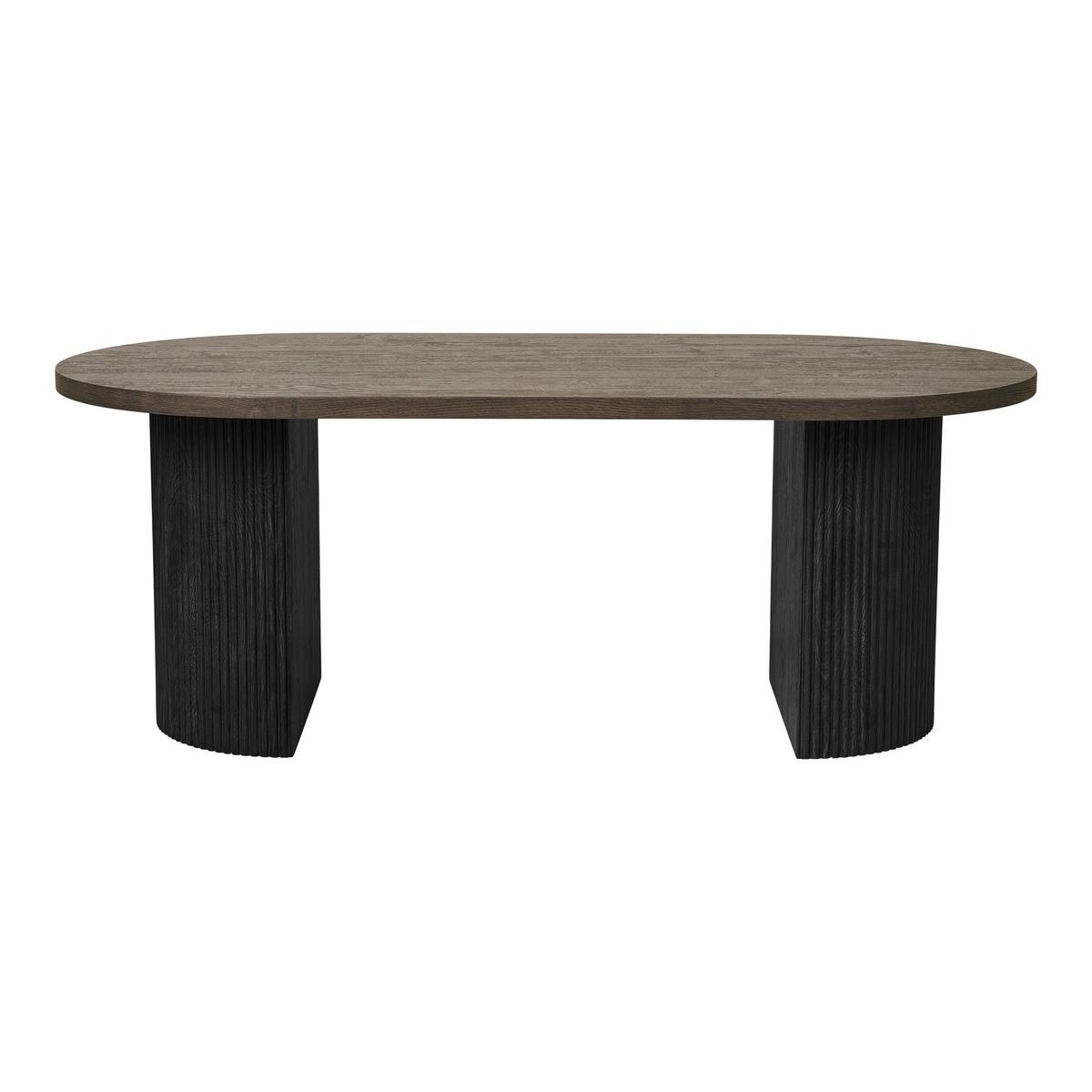Couchtisch Boavista Dunkelbraun ca. 120x60x45 cm - Dunkelbraun/Naturfarben, Design, Holzwerkstoff (120/60/45cm) - MID.YOU