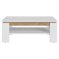 Klub Sto Calabria - boja hrasta/bela, Trendi, pločasti materijal (110/43/67cm) - Modern Living
