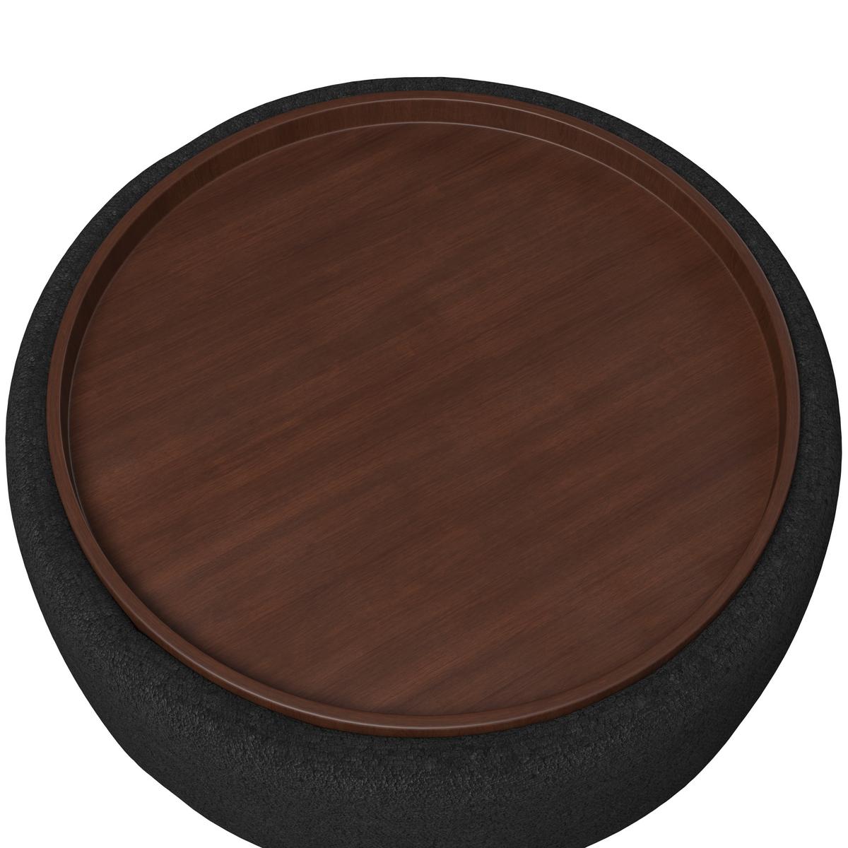 Wohnlandschaft Kira Chenille Schwarz - Schwarz, MODERN, Holz/Textil (410/71/107cm) - Bessagi Home