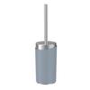 WC-Bürste Chris in Grau/Edelstahlfarben - Edelstahlfarben/Grau, MODERN, Kunststoff/Metall (9,6/37cm) - Premium Living