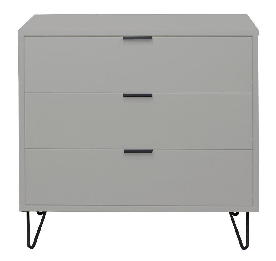 Kommode in Grau - Anthrazit/Grau, MODERN (81/67/45cm) - Premium Living