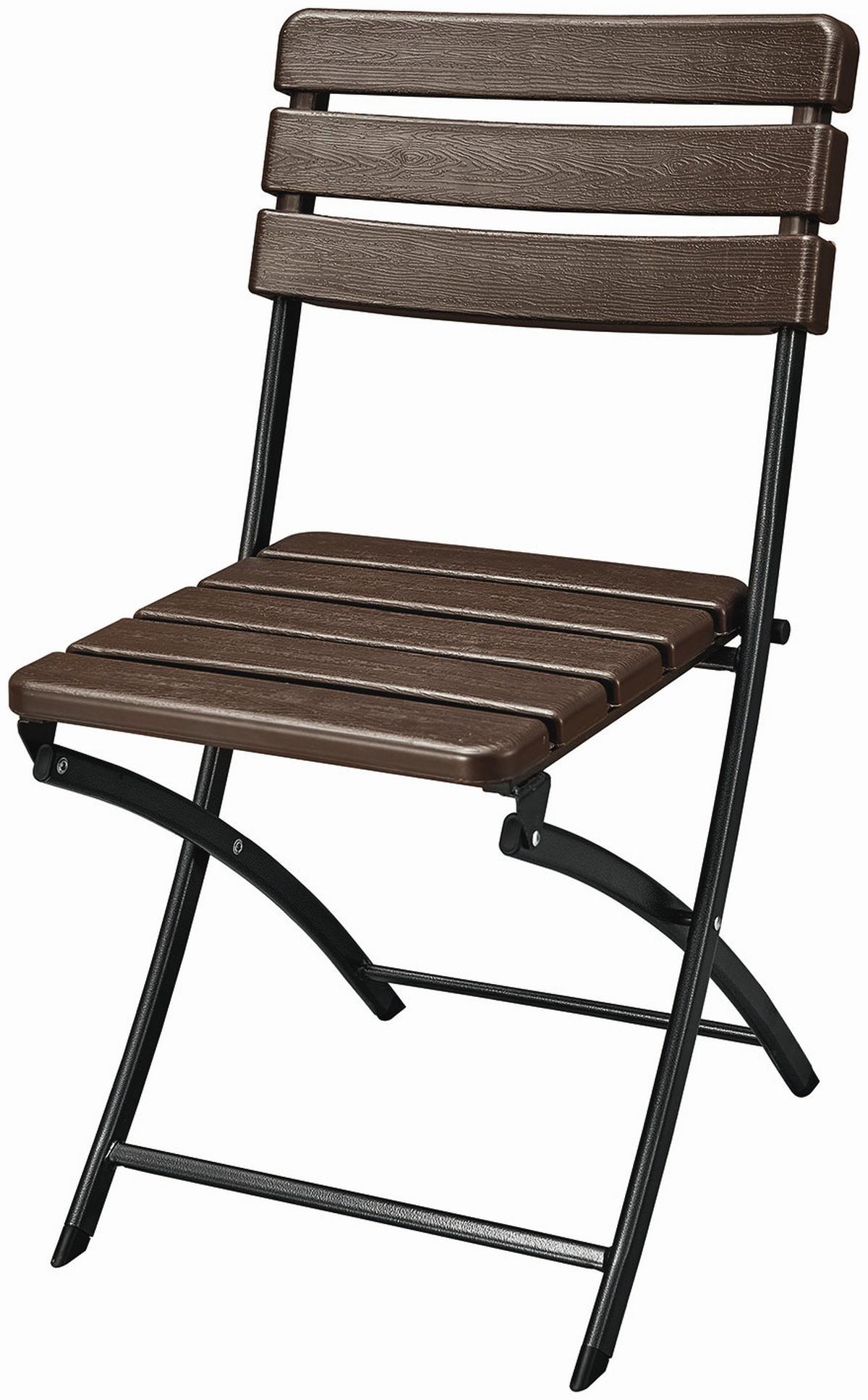 Gartenset Tabora 5-tlg. Braun/Schwarz - Schwarz/Braun, Basics, Kunststoff/Metall (83/83/54cm) - Gardenson