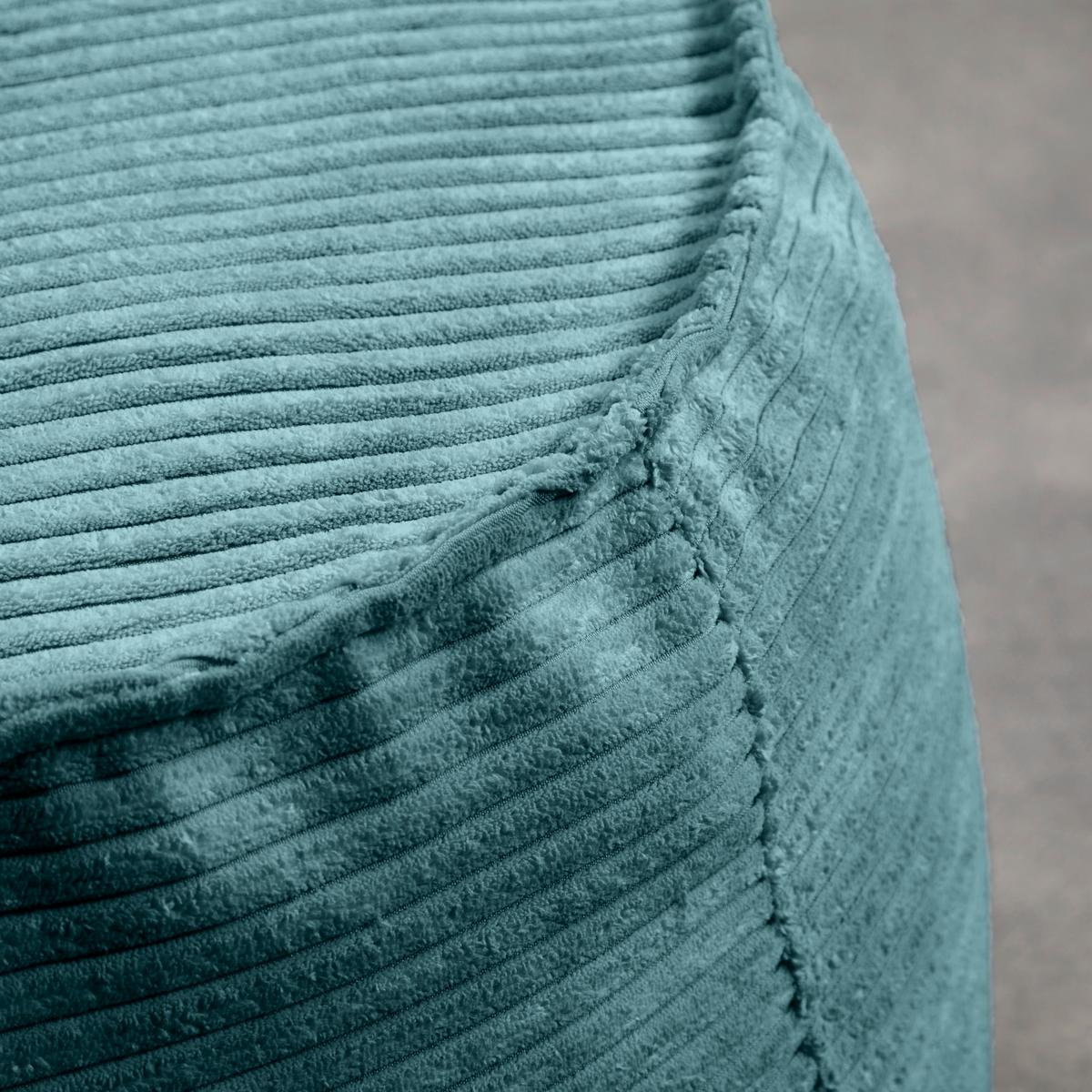 Hocker Lucylla Petrol - Petrol, MODERN, Textil (60/60/38cm) - Mömax