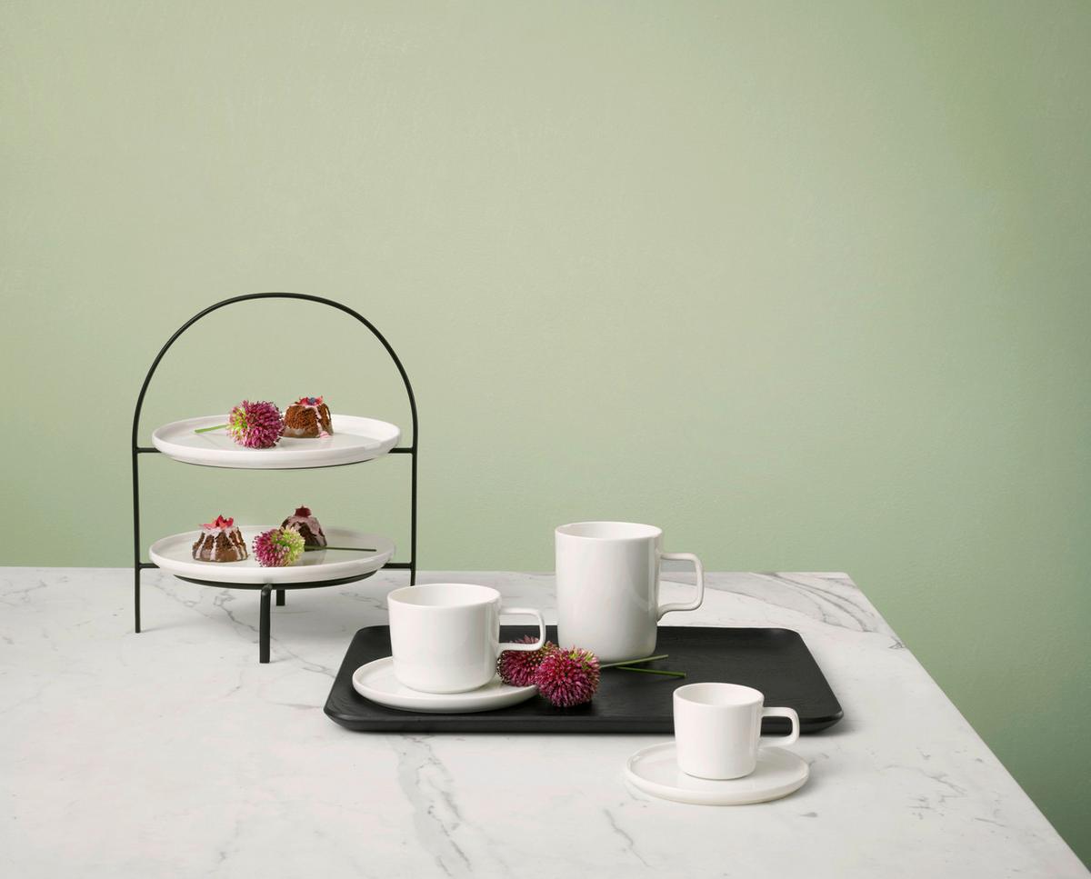KUBEK 2028013 - biały, Basics, ceramika (8,6/10cm) - ASA