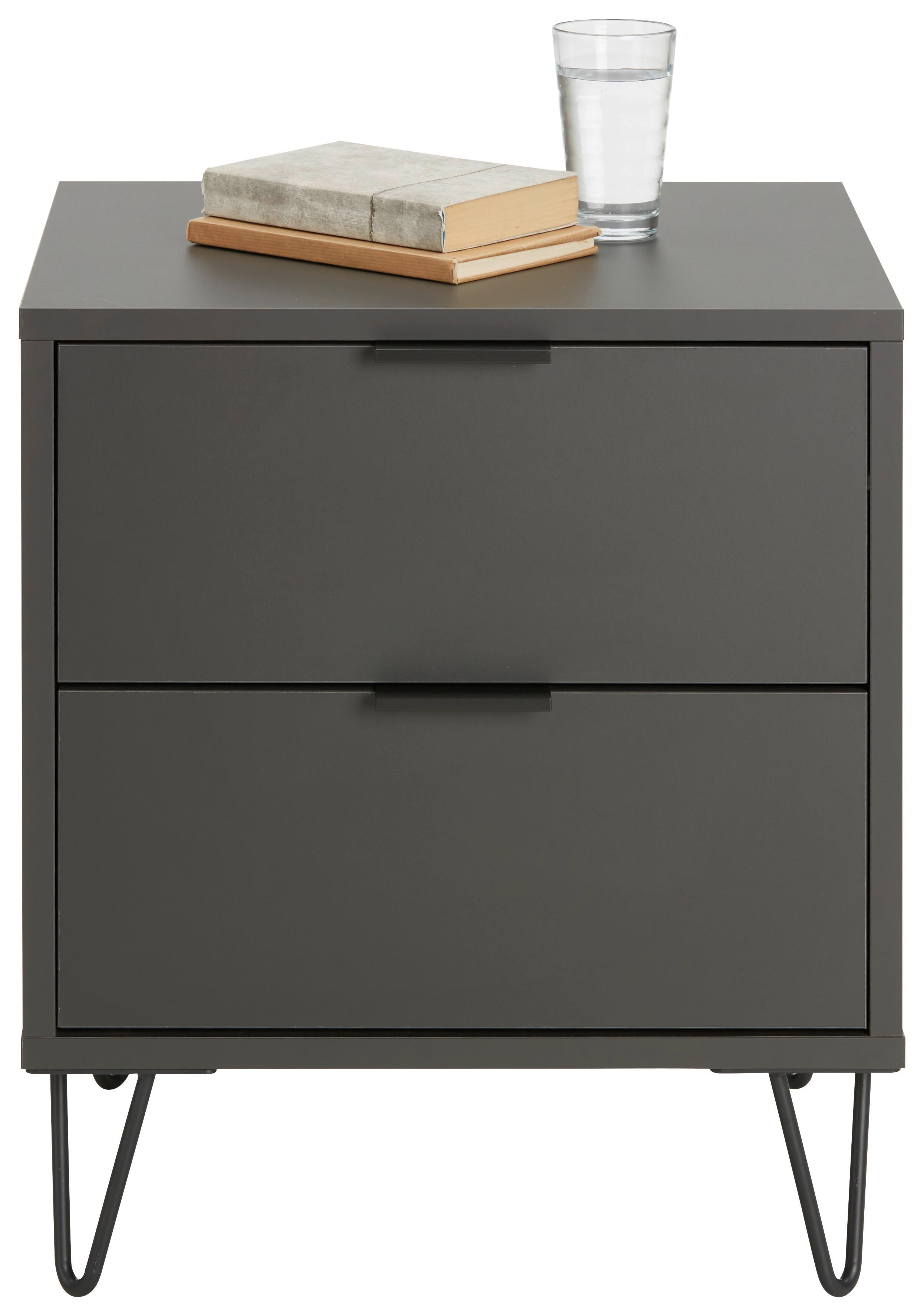 Noćni Ormarić Bounty - antracit, Moderno (51/47/45cm) - Premium Living