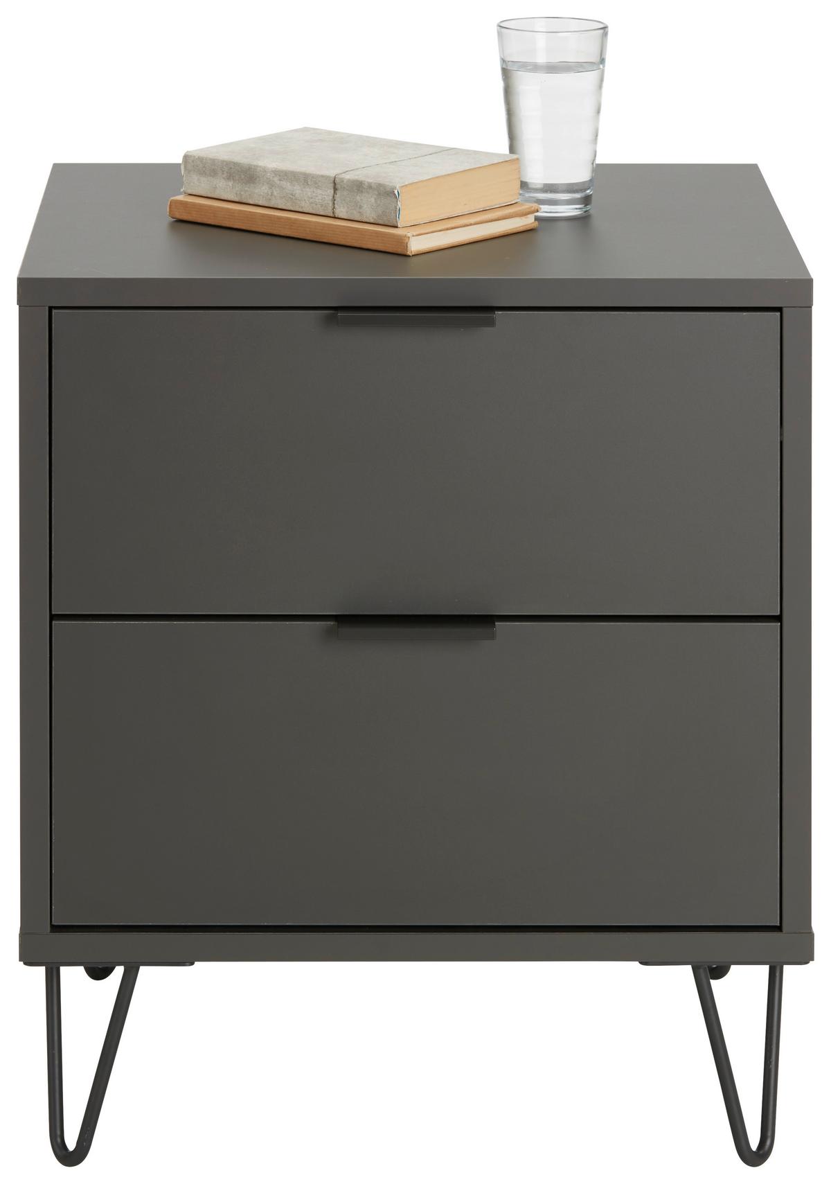Nočna Omarica Bounty Bounty - antracit, Moderno (51/47/45cm) - Premium Living