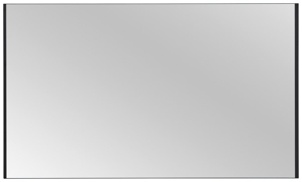 LUSTRO ŚCIENNE EDRA - czarny, Konventionell, materiał drewnopochodny/szkło (139,4/82,4/2cm) - Voleo