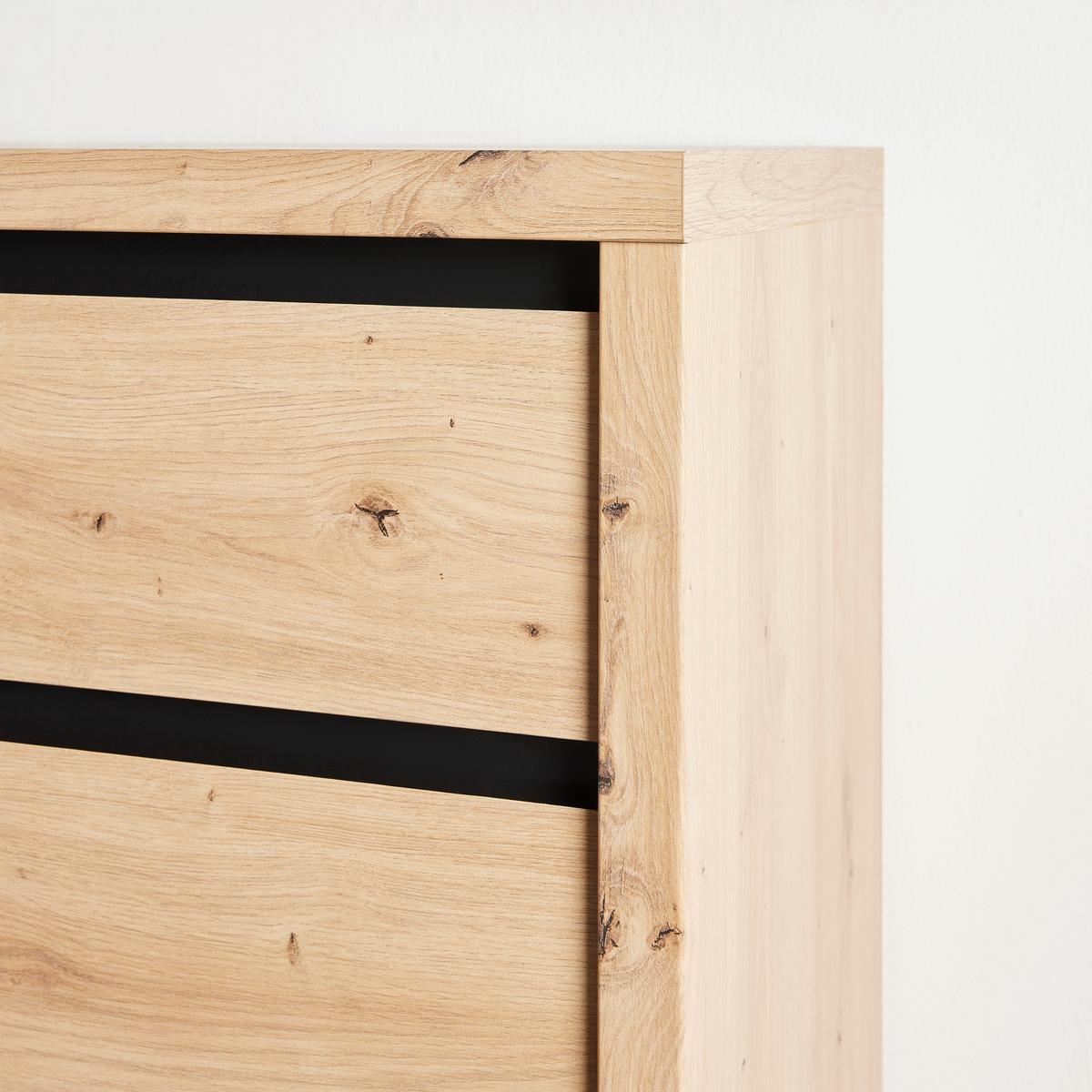 Sideboard Larios in Eichefarben - Schwarz/Eiche Artisan, MODERN, Holzwerkstoff (143/91/40cm) - Mömax