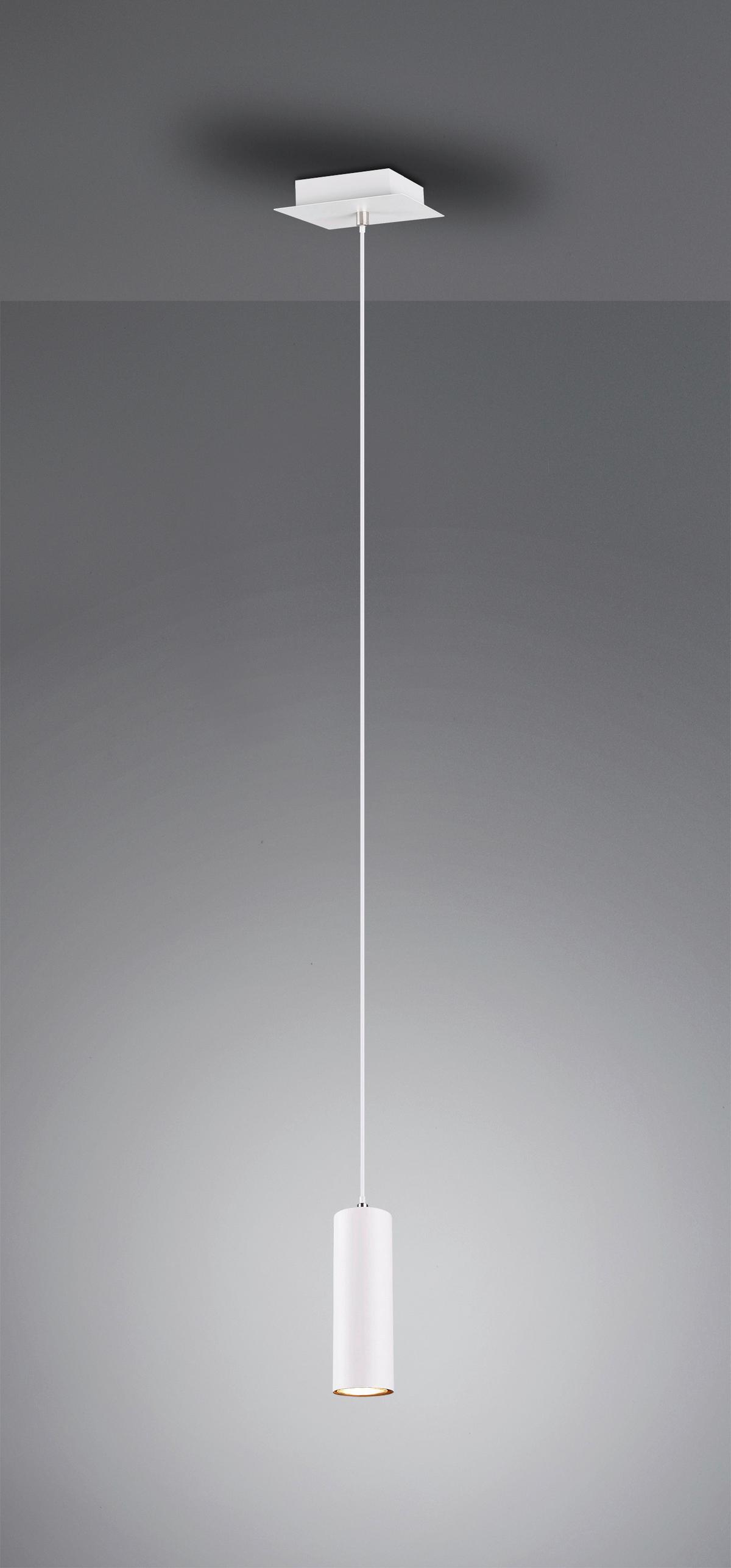 Hängeleuchte Marley in Weiß max. 35 Watt - Weiß, Design, Metall (12/150cm) - Trio Leuchten