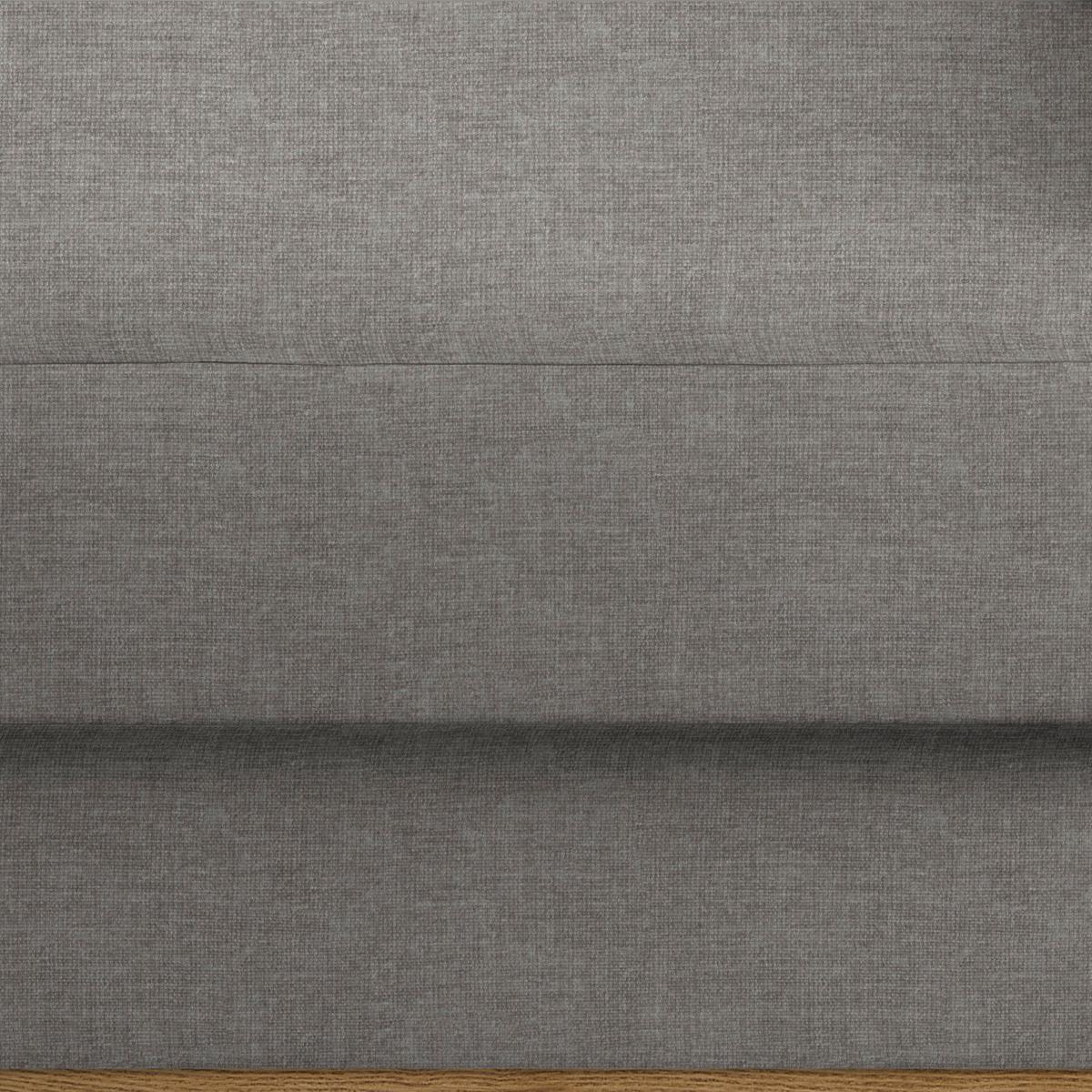 Wohnlandschaft Romeo Taupe - Taupe/Schwarz, KONVENTIONELL, Holz/Textil (167/87/234cm) - Zandiara