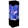 LAMPE DÉCORATIVE LED QUALI - Transparent/noir, MODERN, matière synthétique (7,5/7,5/23,3cm) - Mömax