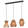 HÄNGLAMPA NATURM - svart/naturfärgad, Klassisk, metall/papper (80/20/120cm) - Mömax
