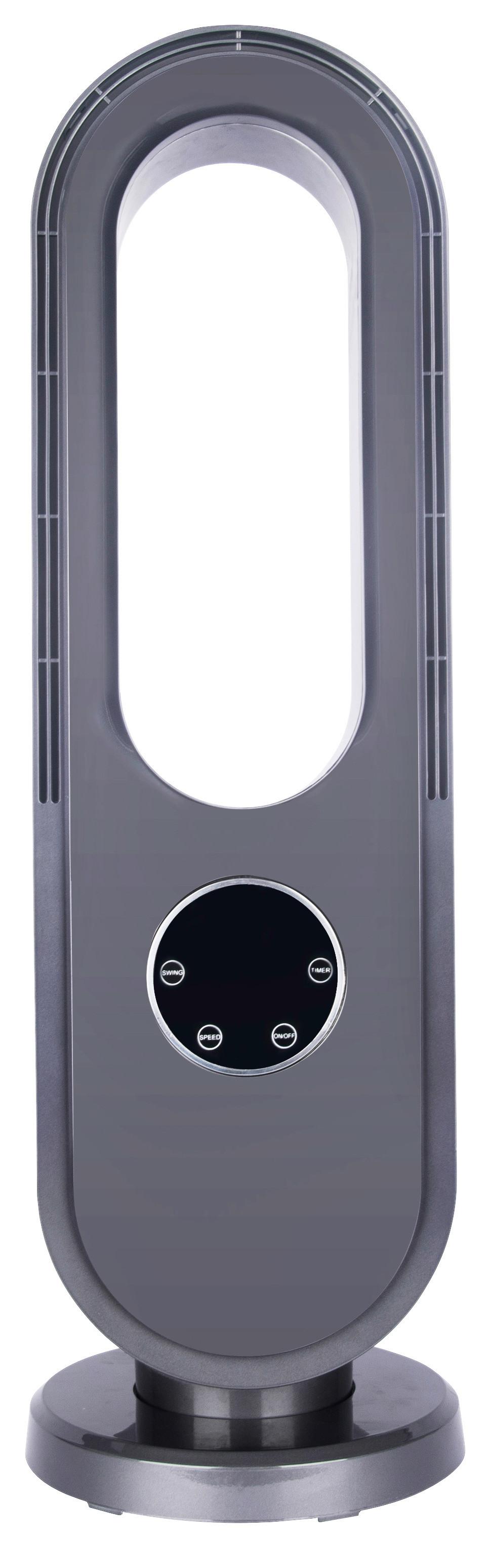 Turmventilator Leonhard in Grau - Grau, MODERN, Kunststoff (24/24/75,5cm) - Insido