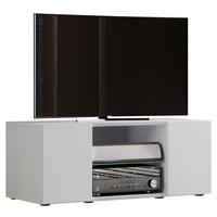 Tv-element Lowina 95, Bela - črna/bela, Konvencionalno, umetna masa/steklo (95/40/36cm) - MID.YOU