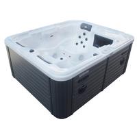 Whirlpool Adria Outdoorpool Grauweiß ca. 208x175x90cm - KONVENTIONELL, Kunststoff (208/175/90cm) - Sanotechnik