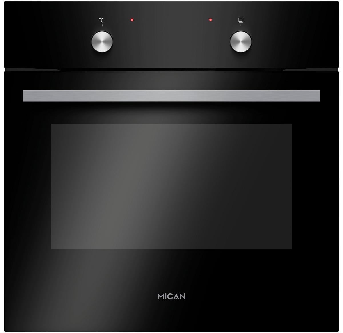 Einbaubackofen 90440 - Schwarz, Basics (59,5/59,5/57,5cm) - Mican