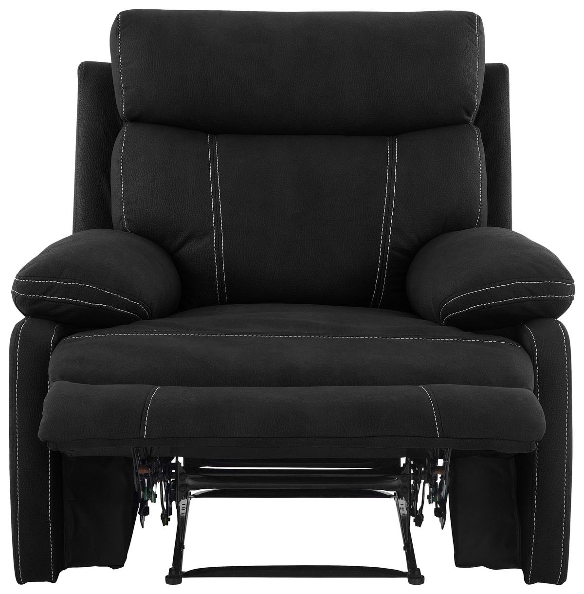 Počivalnik Ember, Črna - črna, Konvencionalno, kovina/tekstil (98,5/103/96cm) - Livetastic