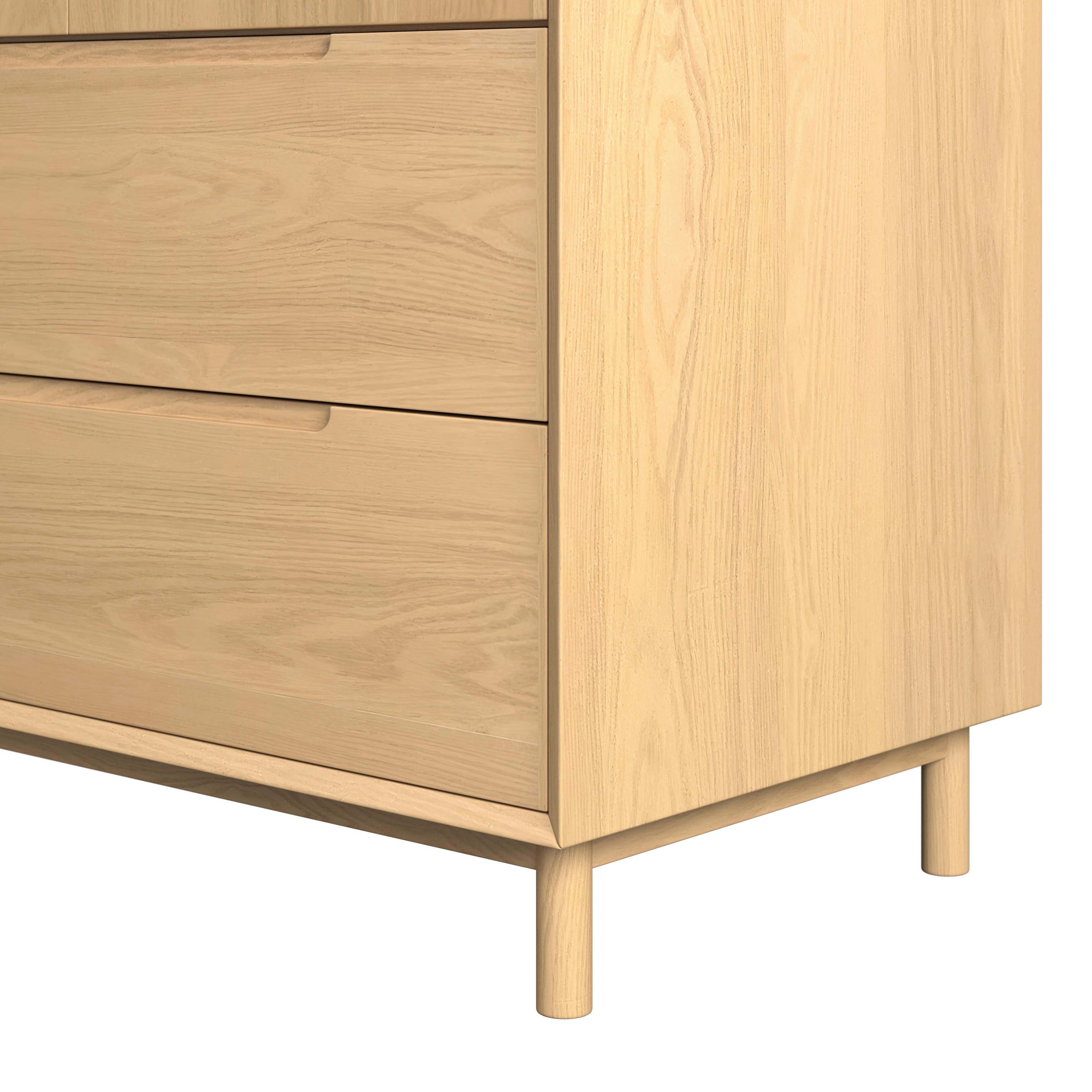 GARDEROB MARLO - ekfärgad, Modern, trämaterial/trä (100/223/60cm) - Bessagi Home