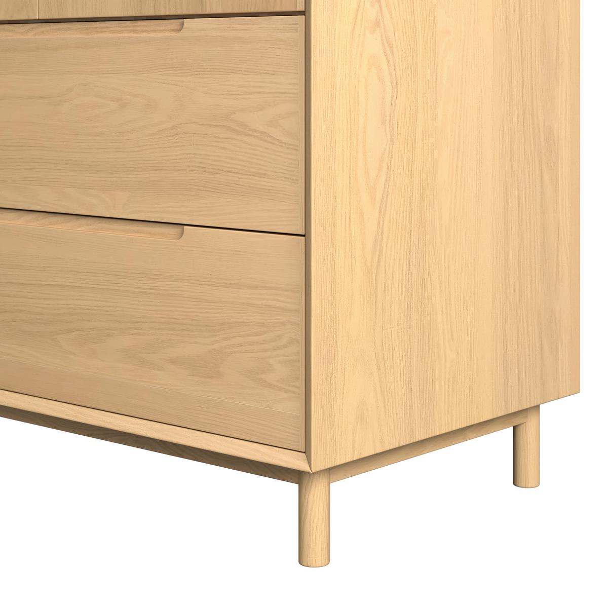 șIFONIER MARLO - culoare lemn stejar, Modern, lemn/material pe bază de lemn (100/223/60cm) - Bessagi Home