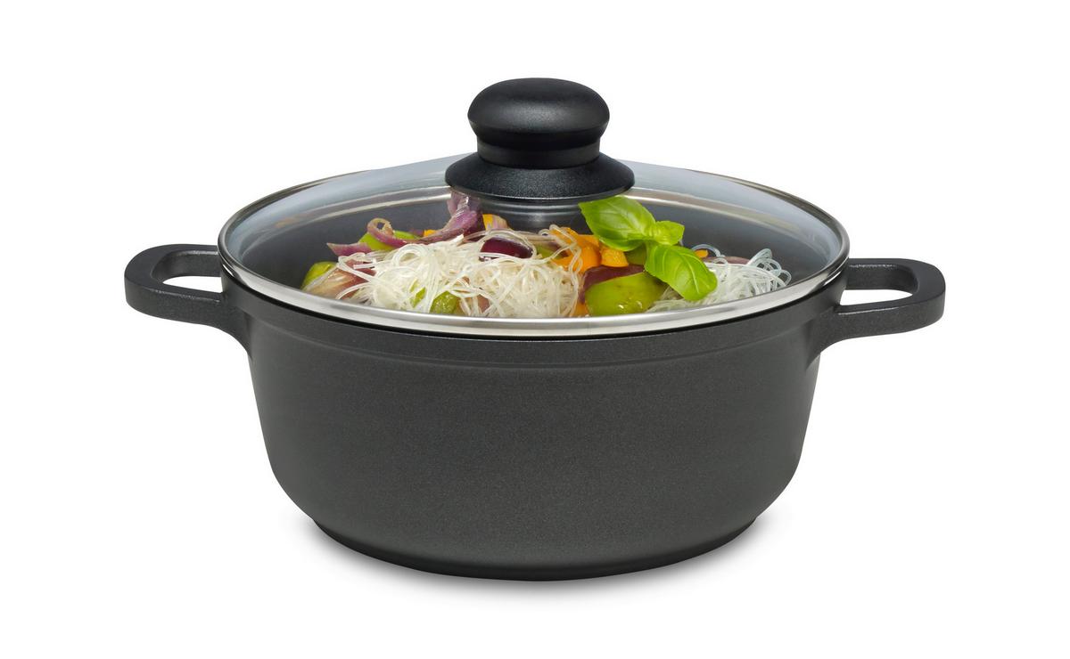 GARNEK TURIN - kolor stalowy/przejrzysty, Konventionell, tworzywo sztuczne/metal (20cm) - Homeware Profession.