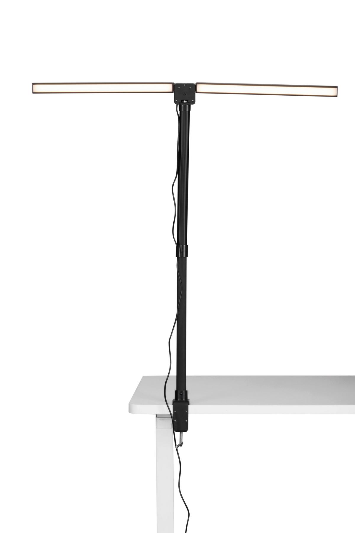 LAMPA ZACISKOWA LED HAYWARD *SBN* - czarny, Basics, tworzywo sztuczne/metal (80/35/71,5cm) - Novel