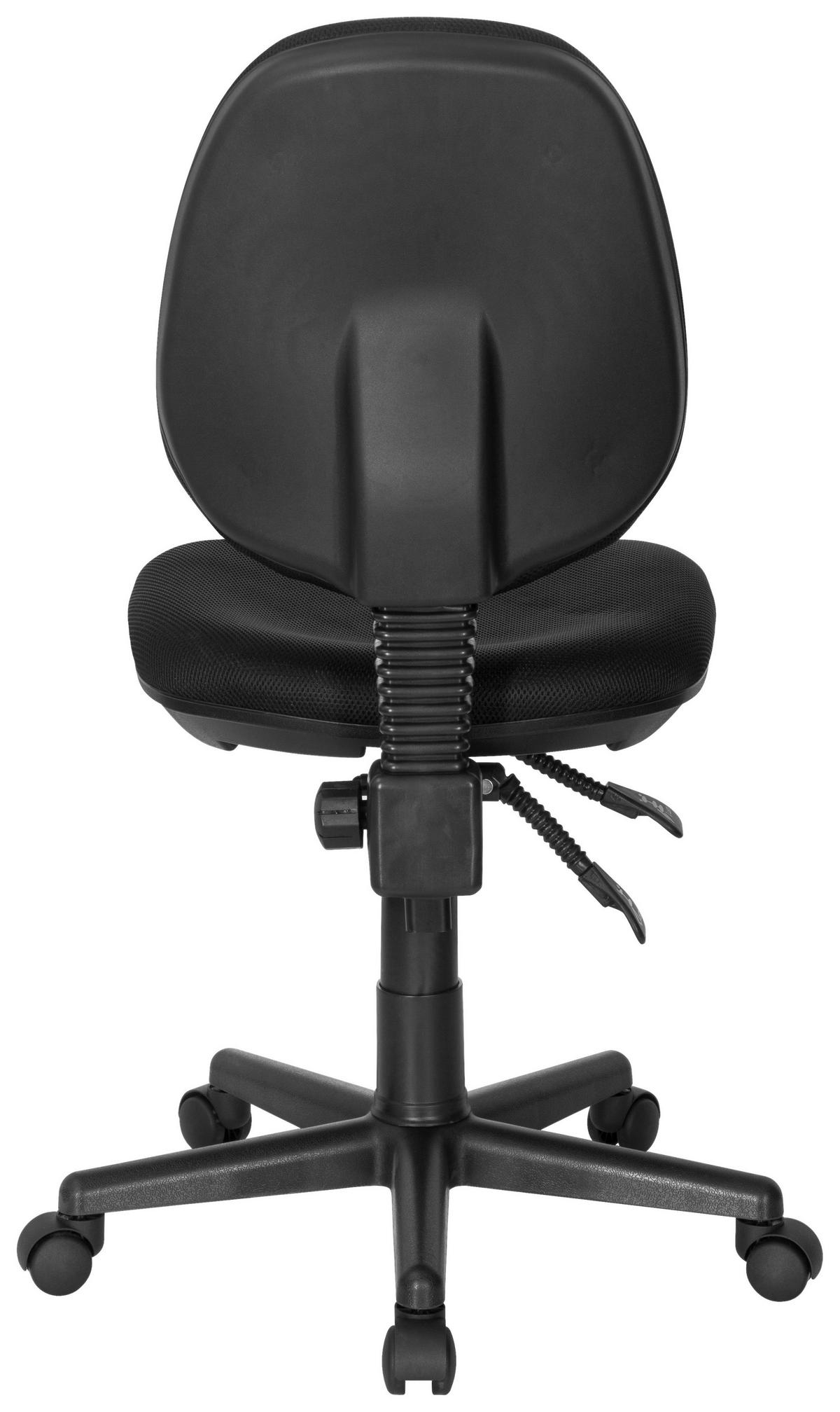 Vrtljivi Stol City 25, Črna - črna, Moderno, umetna masa/tekstil (57/86/58cm) - MID.YOU