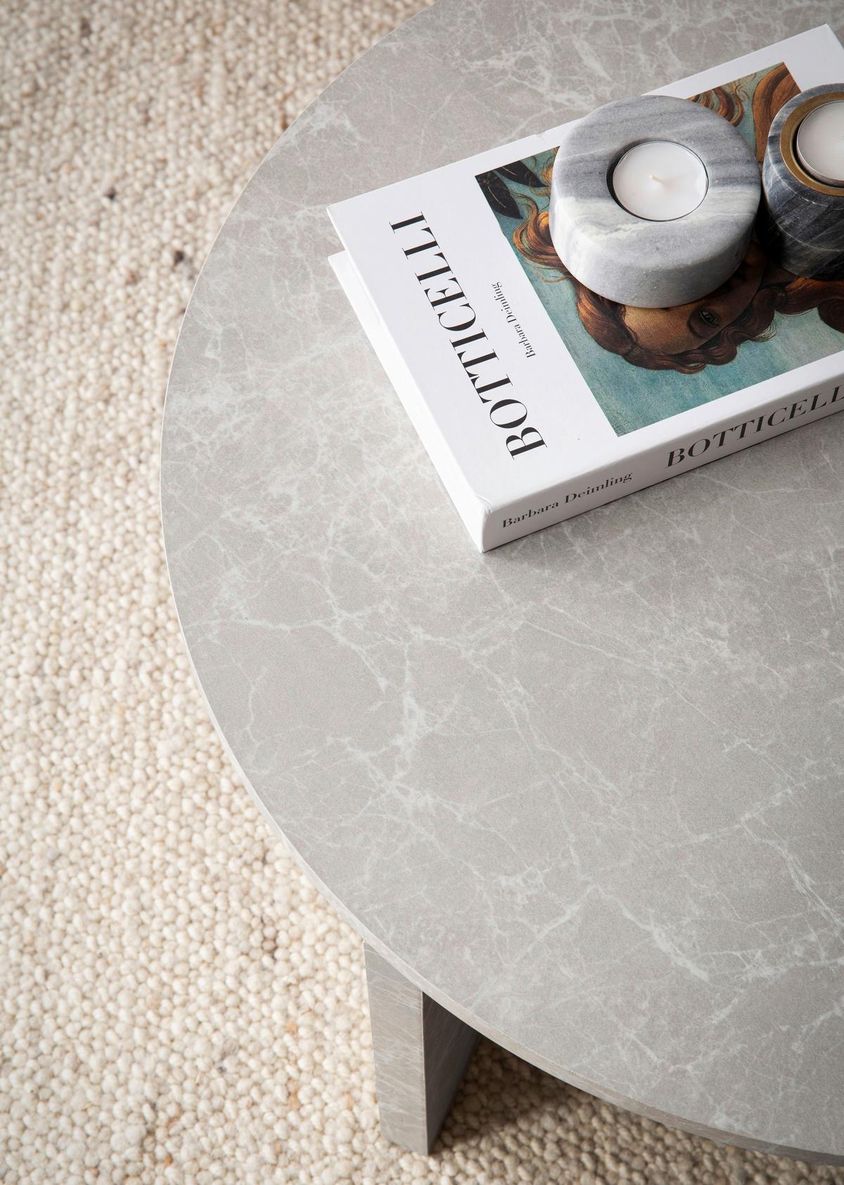 COUCHTISCH WL6.914 - Sandfarben, Design, Holzwerkstoff (60/60/33cm) - Livetastic