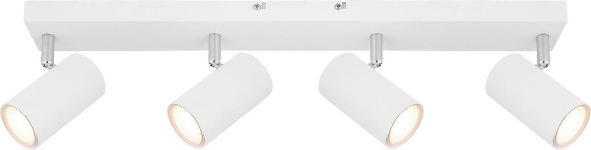 Strahler Witmo2 Weiß max. 25 Watt - Weiß, KONVENTIONELL, Metall (56/6/12cm)