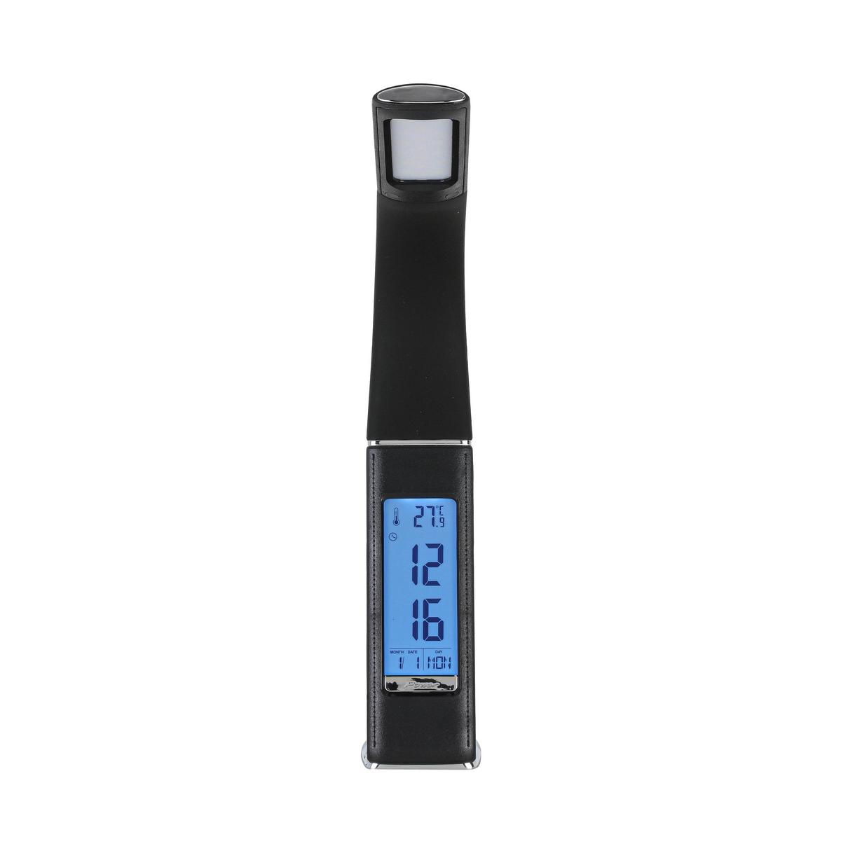LED-Schreibtischleuchte Freddy 1 max. 5,5 Watt - Chromfarben/Schwarz, MODERN, Kunststoff/Metall (9,5/6,5/max 50cm) - Mömax
