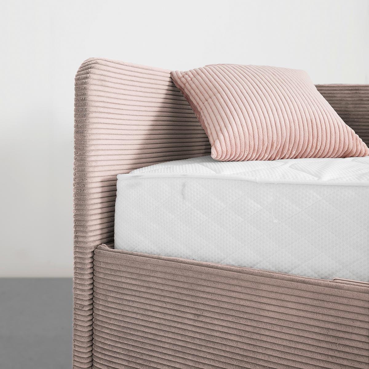 PAT REMI DECOR ROZ - roz aprins/culoare natur, Konventionell, lemn/textil (120/200cm) - Mömax