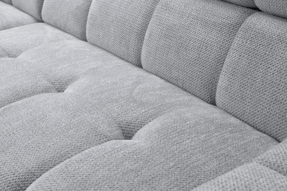 Kutna Garnitura Leno - siva/crna, Moderno, drvni materijal/tekstil (254/79-95/212cm) - Modern Living