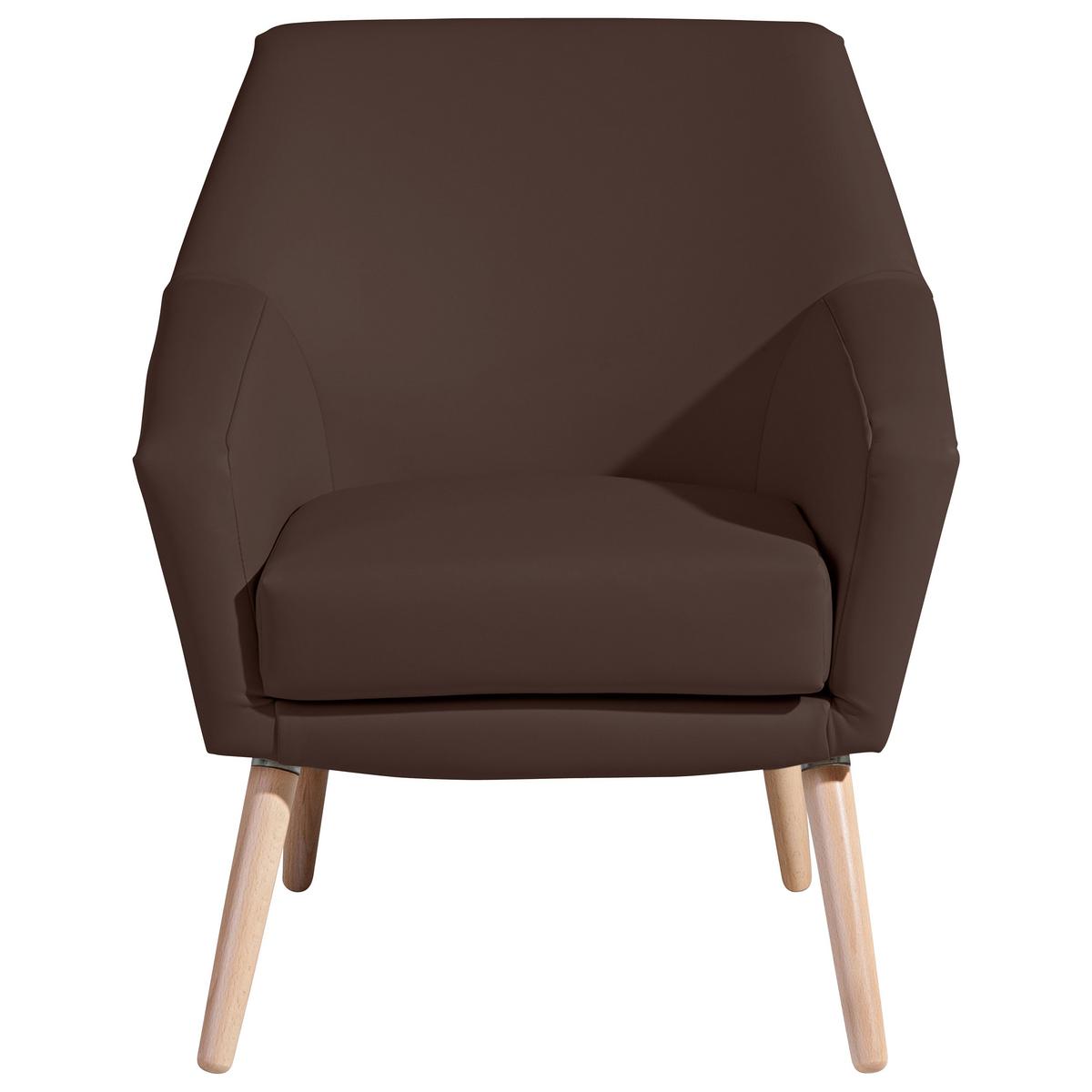 SESSEL ALEGRO - Buchefarben/Braun, Design, Holz/Textil (67/81/71cm) - Max Winzer