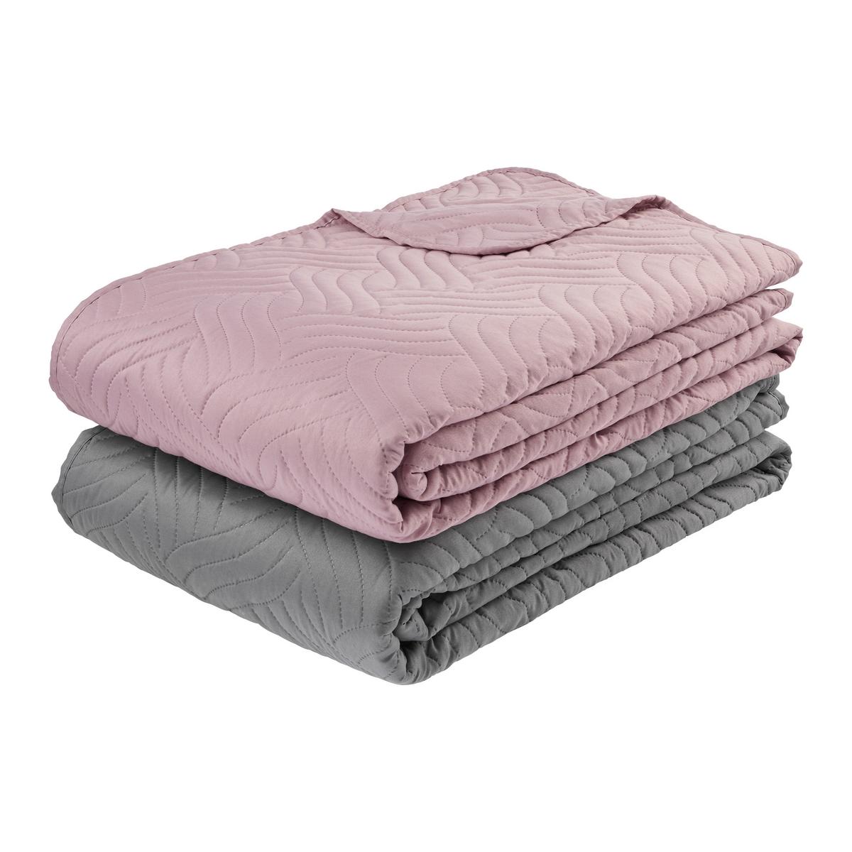 Ágytakaró Benno 160/200 - rózsaszín, textil (160/220cm) - Mömax