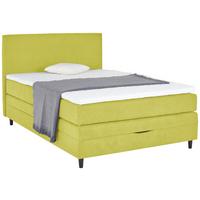 Boxspring Krevet Kleopatra - zelena, Konvencionalno, drvni materijal/tekstil (140/200cm) - Modern Living
