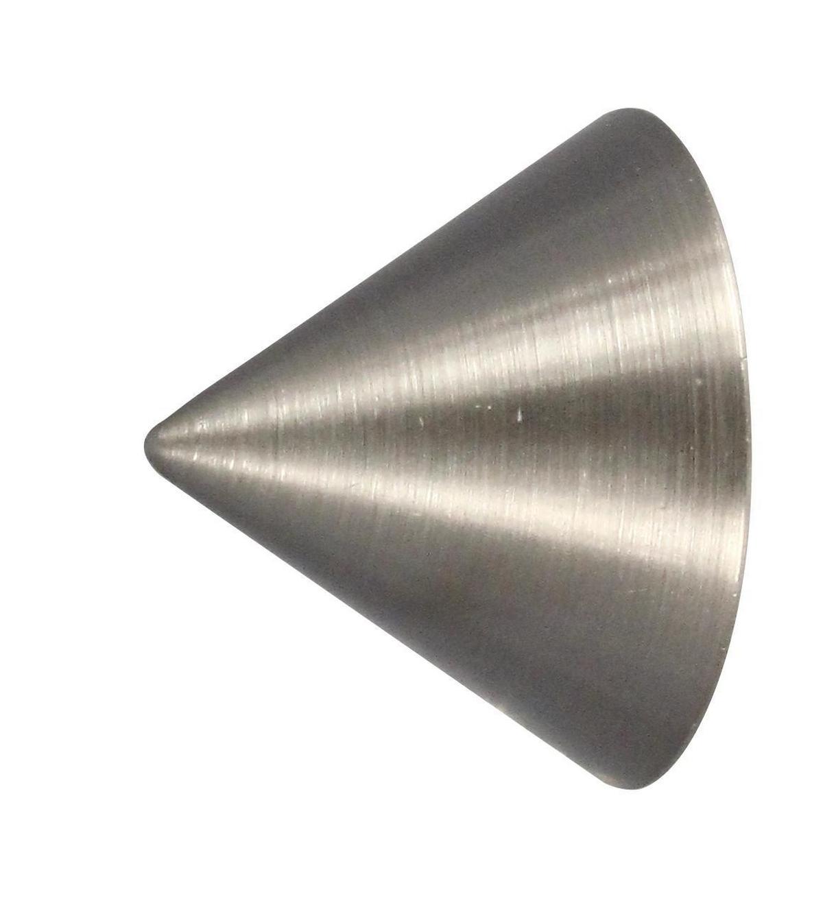 Endstück Combi Spitze Edelstahl - Edelstahlfarben, Modern, Metall (1/1/1cm) - Modern Living