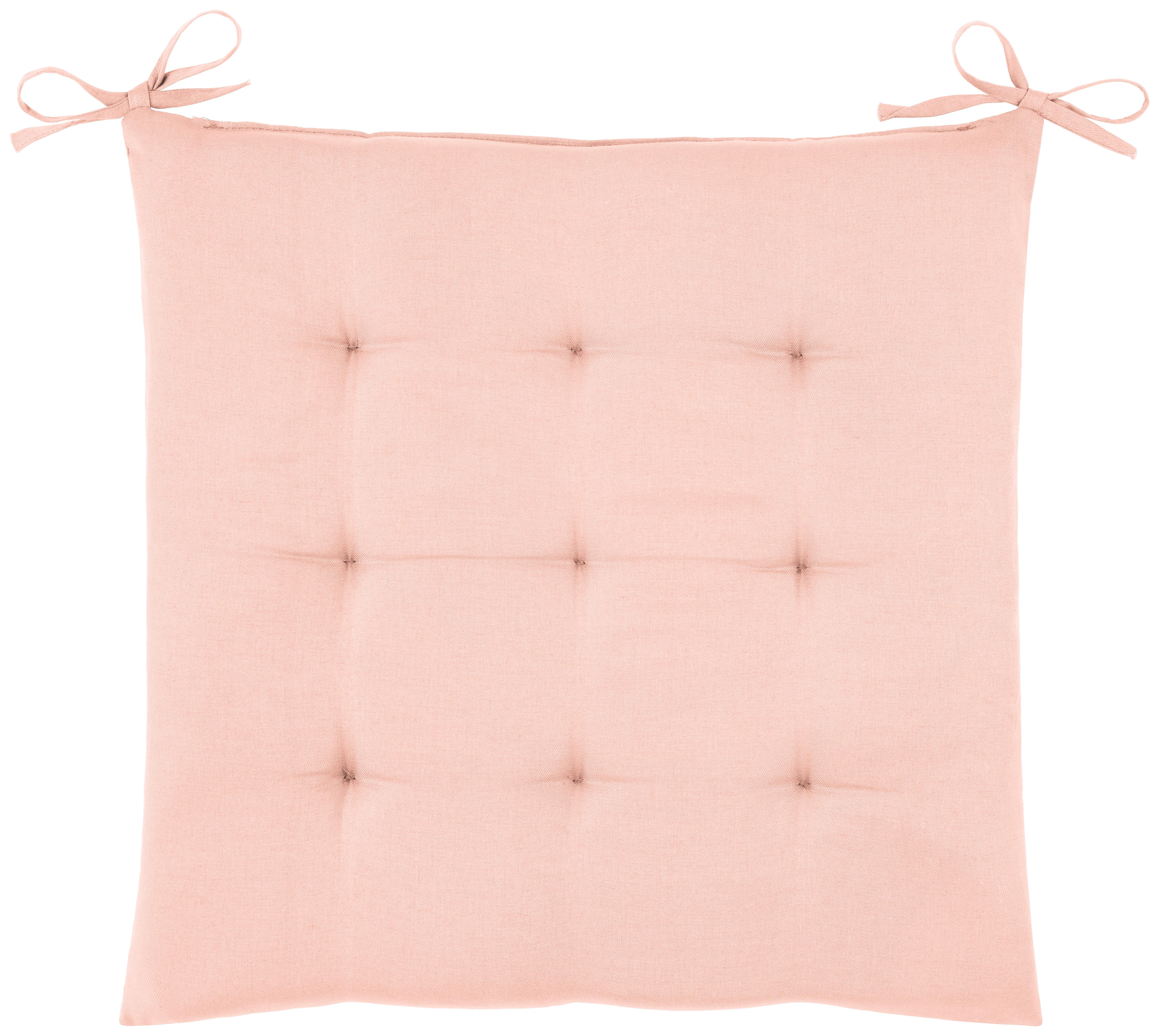 Ülőpárna Lola 40/40 - rózsaszín, textil (40/40/4cm) - Mömax