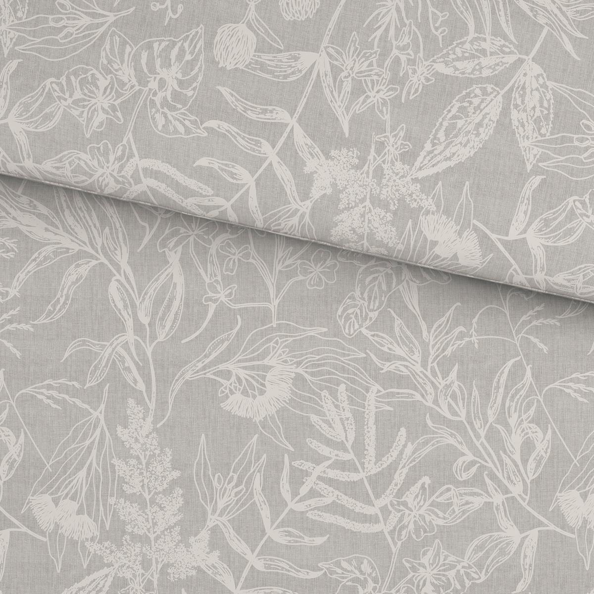 Posteljnina Tylpur, Svetlo Siva, 60/80, 140/200 - svetlo siva, tekstil (200/140/0,1cm) - Mömax