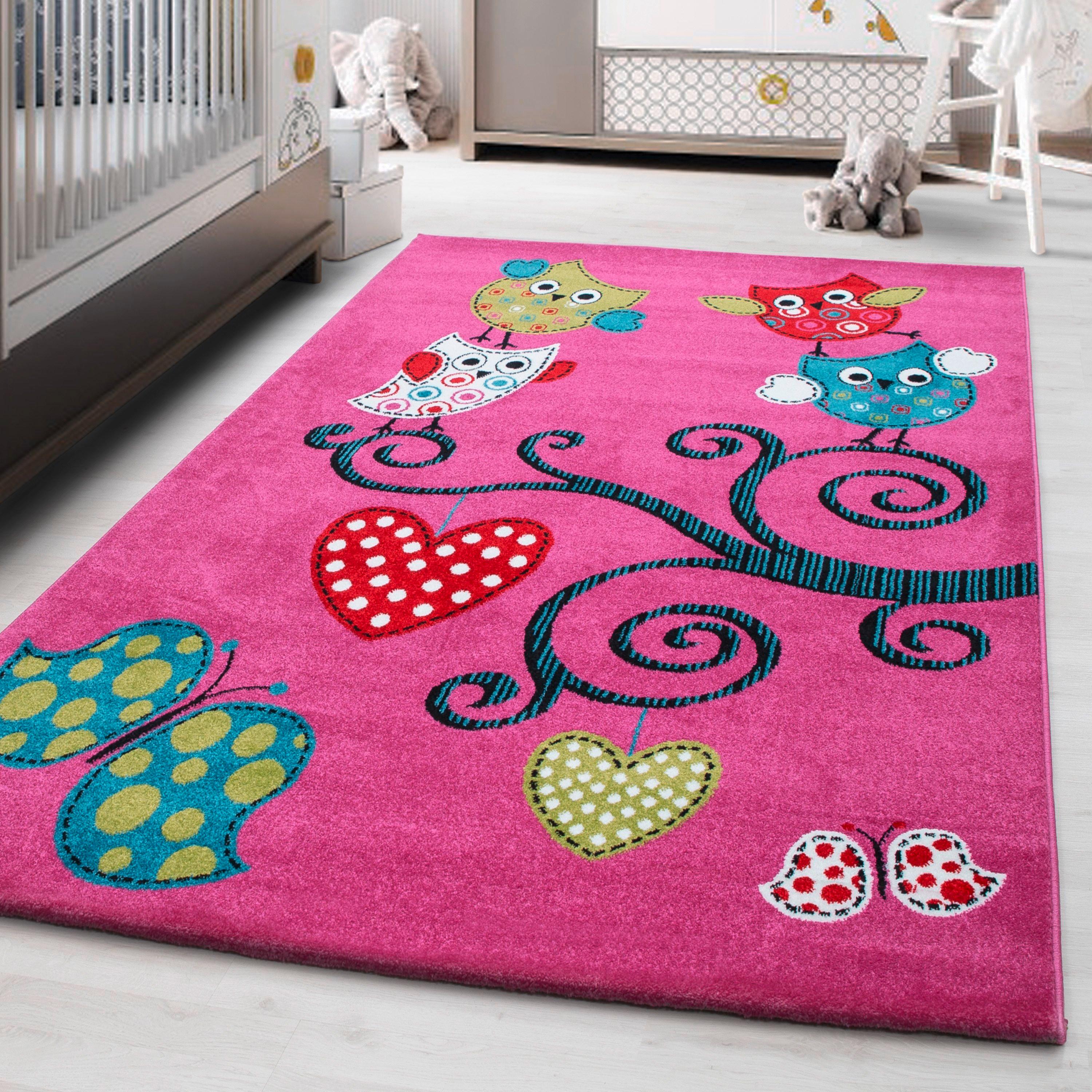 Otroška Preproga Kids, Lila, 120x170cm - lila, Trend, tekstil (120/170cm) - Ben'n'jen