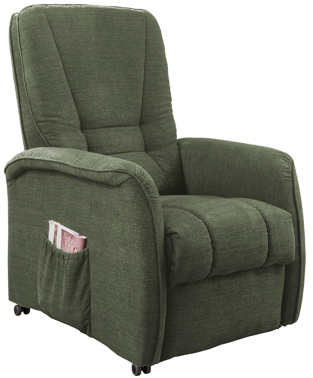 Relaxsessel Harry Dunkelgrün Nylon/Struktur - Dunkelgrün/Schwarz, Design, Kunststoff/Textil (77/107/88cm) - Livetastic
