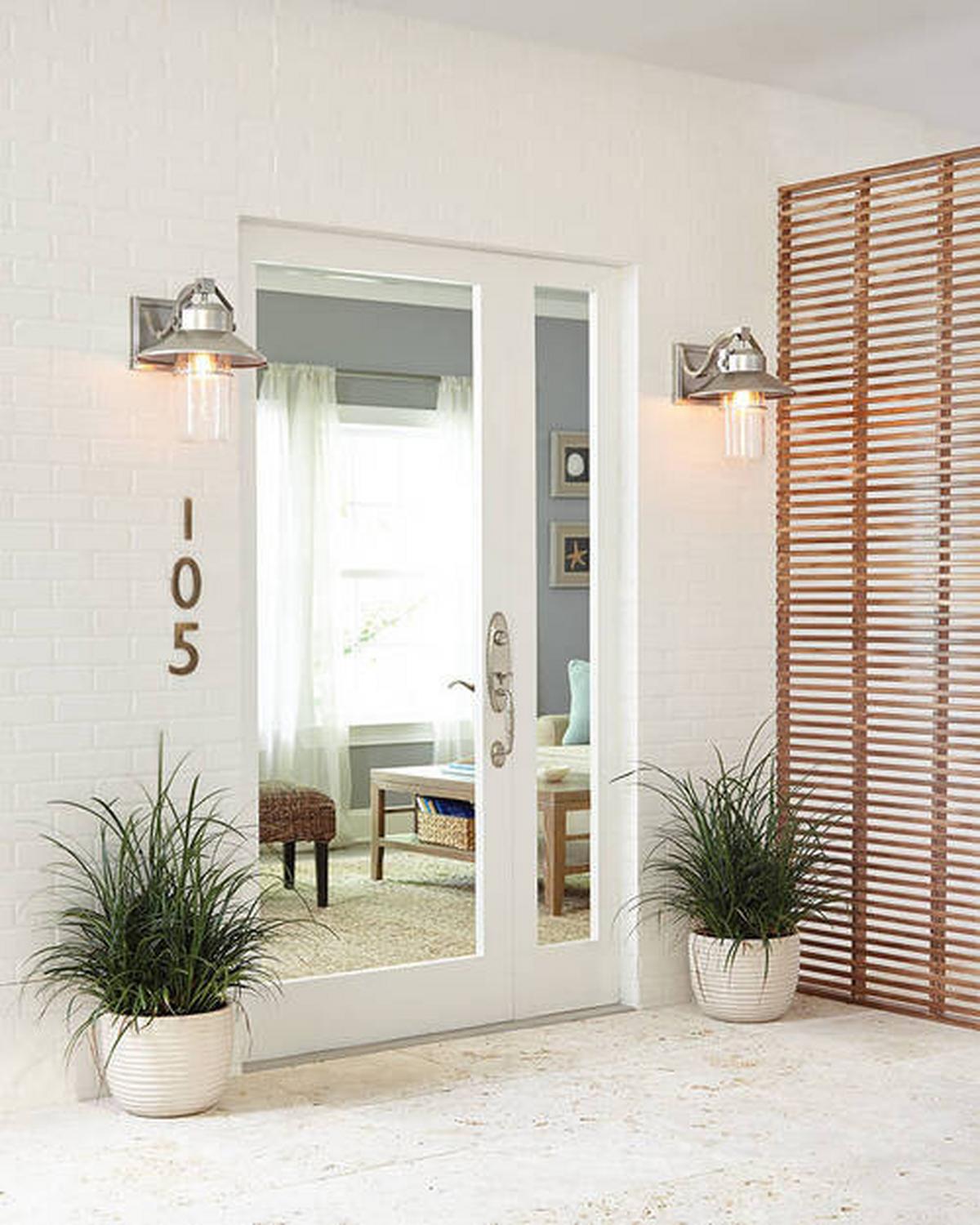 Vanjska Zidna Svjetiljka Boynton - siva, Konvencionalno, staklo/plastika (31.6/36,5/39cm) - Elstead Lighting