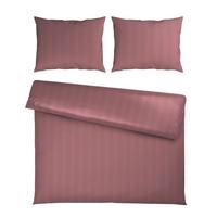 Bettwäsche Xenia Streif XXL Mauve ca. 200x220cm - Mauve, MODERN, Textil (200/220cm) - Premium Living