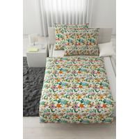 Lenjeri de pat Kamia Allover cca. 200x220/2x50x70 cm - turcoaz/roz, Romantik / Landhaus, textil (200/220cm) - Mömax