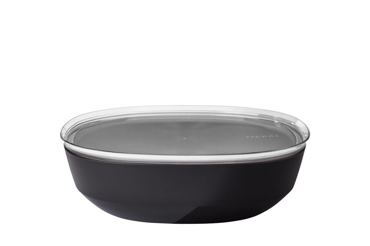ZESTAW DO SAŁATEK 105941241100 - czarny, Konventionell (30,1/9,2cm) - Mepal