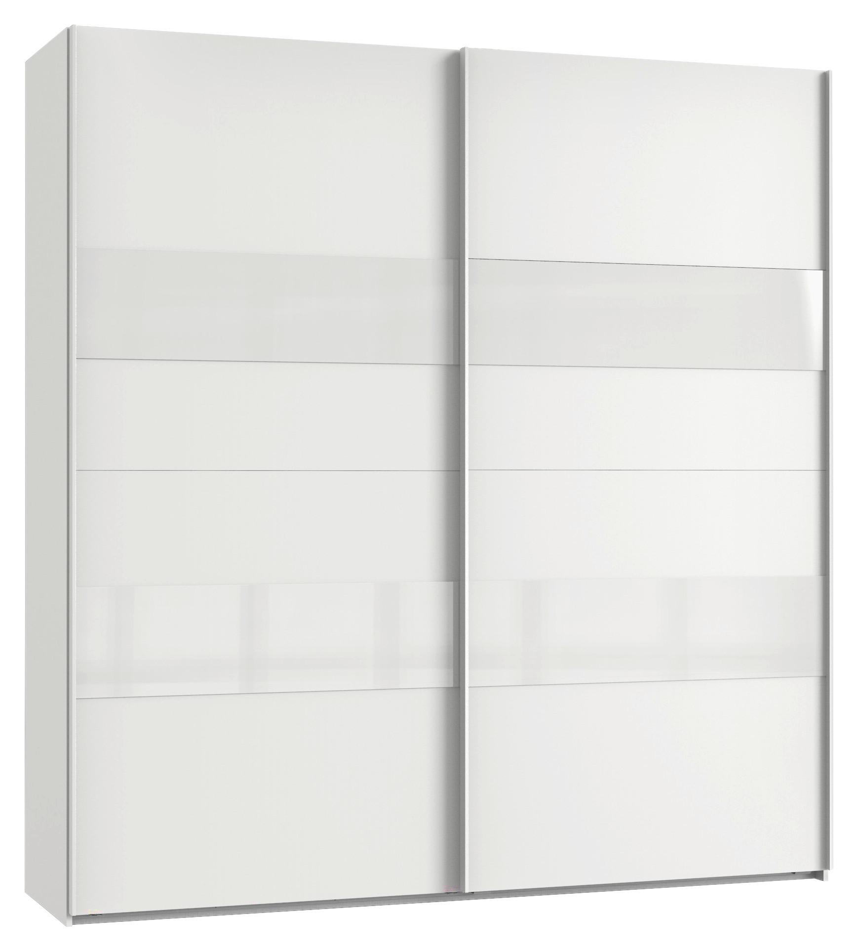 Dulap cu uși culisante ALTONA - alb, Konventionell, material pe bază de lemn (135/200/64cm) - Modern Living